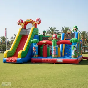 Super Mario - Parque Infantil Inflable Grande para Exteriores, Equipo de Entretenimiento - Product Image 1