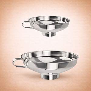 Stainless Steel Wide Mouth <b>Funnel</b> For Smooth Spill Free Liquid Transfer Durable Polished Design Ideal For <b>Kitchen</b> And Home Use - Product Image 6