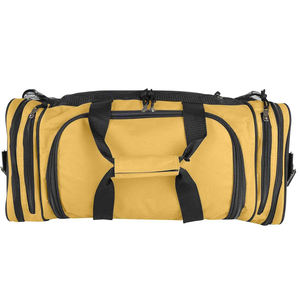 Bolsas de Deporte Grandes Personalizadas Negras y Amarillas con Porta Botella de Agua y Bolsillo de Malla - Product Image 6