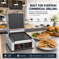 Grill de contact commercial en acier inoxydable, surface antiadhésive, presse à griller plate complète, machine à griller à prix avantageux pour usage en restaurant