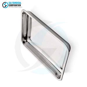 Bandeja universal manual de acero inoxidable, instrumento hueco, diseño reutilizable duradero multiusos para procedimientos de cirugía general - Product Image 5