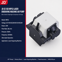 Machine de gravure laser JD CE ISO MP53, compresseur à micro-diaphragme à pompe à air, 22W, 28L/min, 35kPa, ultra silencieux, OEM, vente en gros