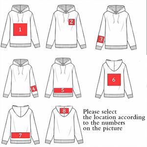 เสื้อฮู้ดซิปโอเวอร์ไซส์คุณภาพสูง แขนยาว สไตล์สปอร์ต แฟชั่นฤดูใบไม้ร่วงและฤดูหนาว ปักลาย ล้างหิน - Product Image 5