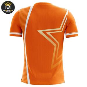 Camiseta de fútbol de alta calidad OEM para hombre, camiseta de entrenamiento de diseño Retro de secado rápido, sublimación de logotipo personalizado, la mejor ropa deportiva de fútbol - Product Image 2
