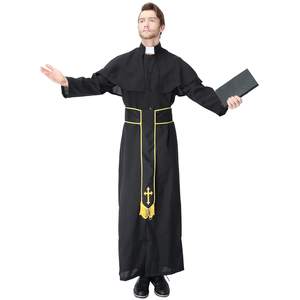 Robes de chœur unisexes en coton respirant avec broderie de logo personnalisée de haute qualité, dernier style, traditionnelles pour l'église et musulmanes - Product Image 4