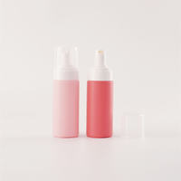 BLT 120ml Plastique PE Mousse Nettoyant Pour Le Visage Bouteille Rose Conception Cylindrique Avec Tête De Pompe pour Soins De La Peau Emballage Cosmétique