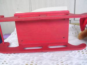 Andmade-trineo de madera para mesa de vacaciones, cesta de trineo para Festival en casa, decoración interior y exterior - Product Image 3