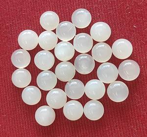 พลอยมูนสโตนสีขาวธรรมชาติขนาด8มม.-พลอยมูนสโตนทรงกลมสีขาวคุณภาพสูง - Product Image 2