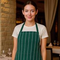 Tablier de chef unisexe 100% coton pour les restaurants et la maison, tablier de cuisine personnalisé à vendre