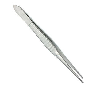 Pince à tissus Debakey MEDIHEAL SURGICAL CORPORATION 1x2 dents, modèle chirurgical pour coton et pansements MSC-H-1344 (vente en gros) - Product Image 4