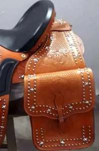 ADEEFA, sillín de doma de Barco australiano hecho a mano, cuero indio marrón Premium, tamaño personalizado, tallado a pedido - Product Image 2