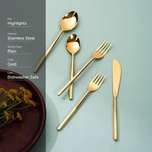 Juego de cubiertos Timeless Elegance en acero inoxidable Cubiertos duraderos de acero inoxidable para uso diario - Product Image 4