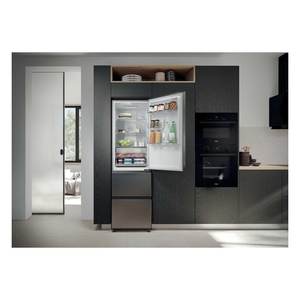 SERIE 3 HTR3518ENMX Refrigerador y Congelador de Acero Inoxidable Clase E Total No Frost Dimensiones 54.5x62.2x185cm - Product Image 4