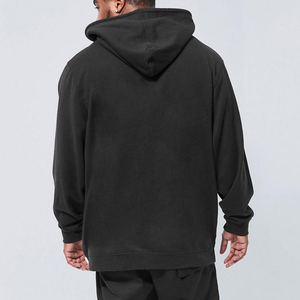 ชุดวอร์มสีดำขนาดใหญ่ของผู้ชายเสื้อจั๊มเปอร์คอกลมพิมพ์ลาย DTF - Product Image 2