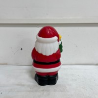 Grande Décoration de Noël en Forme de Père Noël, Sculpture Dorée Personnalisée pour les Fêtes, Ornement Saisonnier Créatif pour Bâtiment Commercial