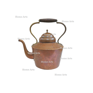 Tetera de cobre de calidad superior, tetera de café de forma redonda de diseño ventajoso para proveedor mayorista - Product Image 1