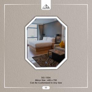 Miroir de salle de bain design avec réflexion claire pour les espaces intérieurs modernes en provenance d'Inde - Product Image 3