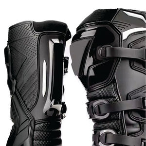 Chaussures de moto pour hommes, design unique personnalisé OEM, en cuir, fabrication de haute qualité, bottes de moto pour hommes de haute qualité - Product Image 2