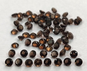 Quartz fumé naturel, taille ronde, 2,5 mm, facetté - Quartz fumé rond, taille libre - Product Image 4