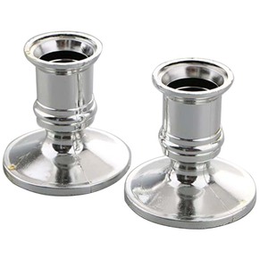 Bougeoir en métal antique fait à la main de haute qualité support de bâton de bougie en fer de conception personnalisée avec gravure pour Noël - Product Image 4