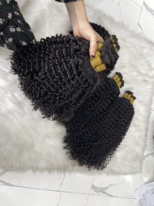 ผมชาวพม่าหยิกผมคนผมสีดำธรรมชาติปริมาณ100กรัมผมคนขายส่ง - Product Image 6