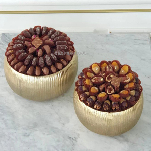 ชามช็อคโกแลตออกแบบอย่างยอดเยี่ยมพร้อมฝาปิดทรงกลมปราศจากเหล็กชามเสิร์ฟขนมสำหรับตกแต่งบ้าน - Product Image 3