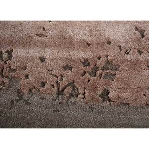 พรมขนสัตว์ผสมไหมไผ่ถักมือสีน้ำตาลเบจ ลาย Chaos Theory สำหรับวัยรุ่น ลายแบบนามธรรม เหมาะสำหรับห้องนั่งเล่นและทางเดิน รุ่น Esk-326 - Product Image 3