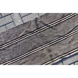 Tapis en laine noir et blanc moderne de grande surface de 1.9x8.1 pieds Patchwork de conception turque vintage classique pour les adolescents Latex de couloir rectangulaire - Product Image 5