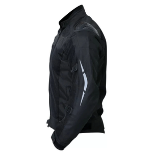 Chaqueta de moto textil impermeable de verano para hombre Hi-Viz amarillo negro CE Protector a prueba de viento para motocicleta de turismo de aventura - Product Image 5