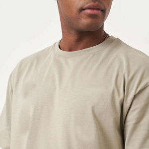 T-shirt classique surdimensionné pour hommes 100% coton Jersey chemises premium surdimensionnées pour hommes T-shirt à manches courtes col en O de haute qualité - Product Image 5