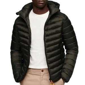 Chaqueta de invierno con capucha y forro polar impermeable de algodón y poliéster de camuflaje para hombre de alta calidad con cuello redondo - Product Image 6
