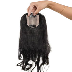 2025 prix usine soie Base cheveux Topper brésilien cheveux humains Topper pour les femmes - Product Image 1