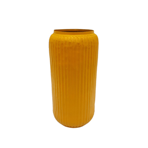 Vaisselle à l'aspect étonnant Vase à fleurs décoratif en fer pour la décoration de la maison et du mariage Vase en métal de couleur orange fait à la main en vrac - Product Image 4