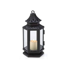 <b>Black</b> Plating Iron <b>Lantern</b> for Garden Decoration at Wholesale Price European Style <b>Lantern</b> Antique Home Decoration - Product Image 3