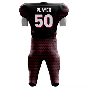 ชุดเสื้อฟุตบอลอเมริกันขายดีที่สุด เสื้อแขนสั้นระบายอากาศ สีส้มขาว เสื้อฟุตบอลอเมริกันแบบซับลิเมชั่น - Product Image 1