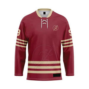 Prix raisonnable Maillot de hockey sur glace bas quantité minimale de commande Vêtements de sport Maillot de hockey sur glace respirant grande taille pour vente en ligne - Product Image 1