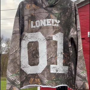 เสื้อมีฮู้ดสำหรับผู้ชายเสื้อมีฮู้ดผ้าฝ้ายขนแกะแท้ลายพรางต้นไม้ป่าป่าป่าป่าปรับแต่งได้ - Product Image 4