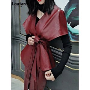 Manteau d'hiver matelassé court à manches chauve-souris en similicuir PU personnalisable pour femme Lautaro, capuche, bomber surdimensionné, formel, XL, polyester - Product Image 5