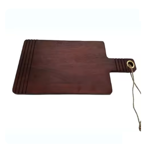 Planche à découper en bois très résistante pour une utilisation sûre en cuisine, avec rainure de coupe, disponible à bas prix - Product Image 6