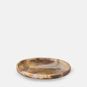 Plateau rectangulaire décoratif en résine époxy écologique de luxe moderne, fait à la main, design vague de cristal, multi-volutes, pour fruits, sucreries, café - Product Image 1