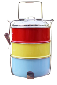 Printed Traditional <b>Tiffin</b> Food Carrier Foldable Metal <b>Tiffin</b> <b>Box</b> Stainless Steel <b>Tiffin</b> - Product Image 4