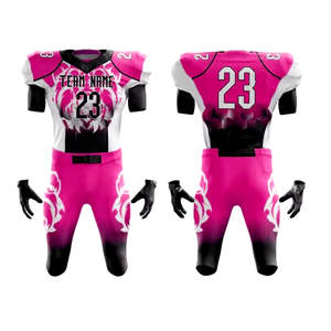 Kivotech American <b>Football</b> Uniforms High Quality Bulk Quantity Wholesale <b>Price</b> Short Sleeve Length Made in Pakistan - Product Image 4