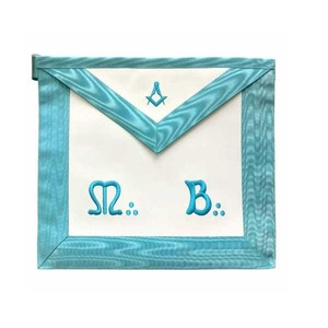 Delantal Masónico de Regalia de Diseño Superior de Buena Calidad al por mayor Delantal Masónico de Regalia Maestro de Rito Escocés de 20 Grados - Product Image 2