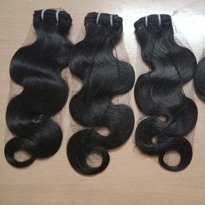 Mèches de vison indien naturelles lisses — meetu, cheveux non traités grade 12a, soyeux, double trame, cheveux vierges crus alignés, vente en gros - Product Image 1