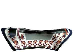 Fabricant de haute qualité 100% Nouvelle-Zélande Laine Cheval Ranch Selle Contour Pad 1/2 \ "Gris Laine Feutre Western Taille 34x38 Noir - Product Image 3