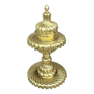 Quemador de incienso de latón antiguo, incensario de alta calidad, parte superior cruzada decorativa de Navidad, exclusivo y superventas, el último quemador de madera - Product Image 6