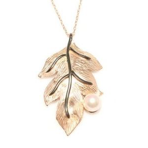 จี้เงินแท้ 925 รูปใบไม้ประดับมุกสีชมพูทรงกลม ลายพระเยซูทำมือ ชุบแพลตตินั่ม ประดับหยกเป็นหินหลัก - Product Image 1