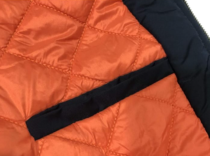 Veste de pilote de plein air pour hommes de couleur personnalisée blouson d'aviateur de style unique respirant de haute qualité veste matelassée en satin de conception OEM - Product Image 4