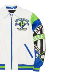 Meilleur prix Veste en cuir véritable pour homme Premium coupe-vent imperméable Teinte unie pour l'hiver en toutes tailles Vente en ligne disponible - Product Image 2