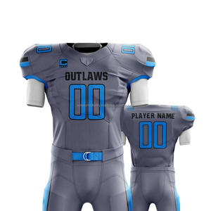 Traje deportivo para hombre Cómodo 100% Poliéster Uniforme de fútbol americano Diseño transpirable - Product Image 1